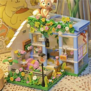 Blocks เลโก้ เลโก้ดอกไม้ DIY บ้านต้นซากุระ บ้านดอกไม้เลโก้ แบบอย่างสถาปัตยกรรม