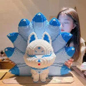 เลโก้ตัวใหญ่ ตัวต่อเลโก้นาโน DIY ของขวัญ จิ้งจอกเก้าหาง เสริมการเรียนรู้และเติมเต็มจิตนาการ