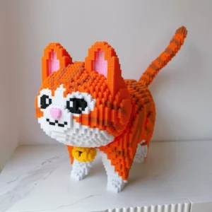 เลโก้ตัวใหญ่ ตัวต่อนาโน DIY ของขวัญ แมว เสริมการเรียนรู้และเติมเต็มจิตนาการ
