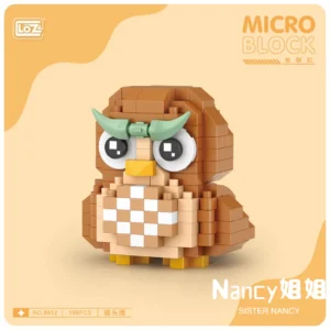 เลโก้สัตว์ ตัวต่อสัตว์ เลโก้นกฮูก nerdy owl ตัวต่อ 3d ของเด็ก ของเล่น ของขวัญเด็ก