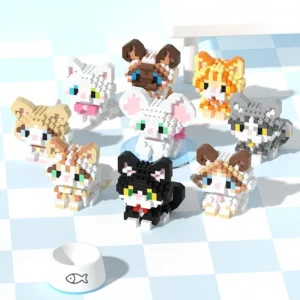 SET ของเล่นบล็อคตัวต่อ ตัวต่อรูปสัตว์การ์ตูน3Dเลโก้ น่ารักของเล่นเด็กของขวัญสำหรับเด็ก SET02