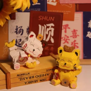 ตัวต่อ ตัวต่อนาโน เฟือง แมวกวัก แมวโชคลาภ