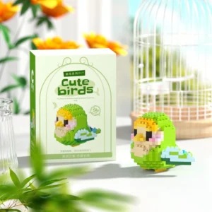 นกตัวต่อจิ๋วสุดน่ารักเลโก้ สีสันสดใส ประกอบง่าย เหมาะสำหรับสะสมหรือของขวัญ 1/ชิ้น สีเขียว